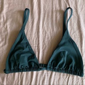 Tavik black bikini top in small